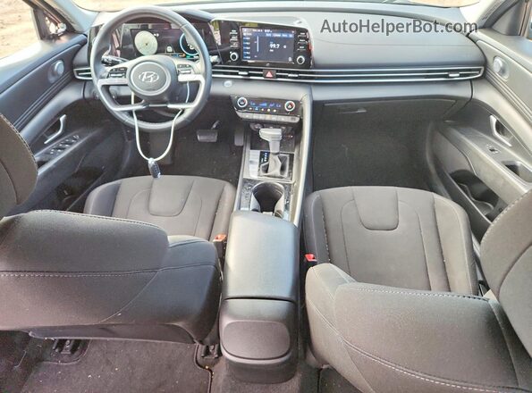 KMHLS4AG6NU214299 2022 HYUNDAI ELANTRA Gray Widok deski rozdzielczej
