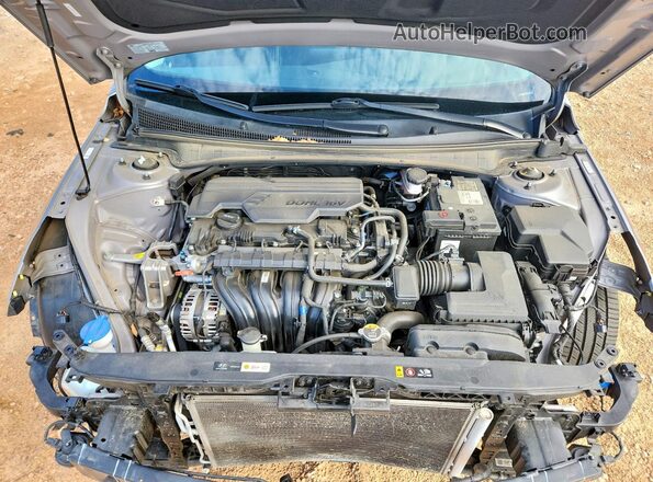 KMHLS4AG6NU214299 2022 HYUNDAI ELANTRA Gray Widok wnętrza z tyłu
