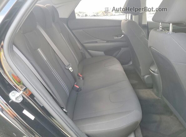 KMHLS4AG6NU252616 2022 HYUNDAI ELANTRA Black Widok tylnych siedzeń