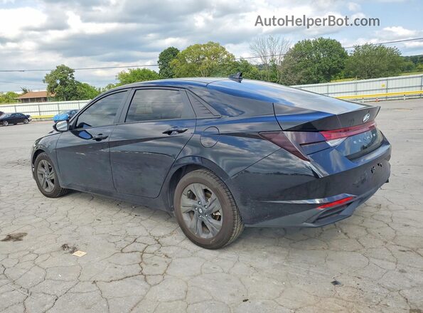 KMHLS4AG6NU252616 2022 HYUNDAI ELANTRA Black Tył lewy