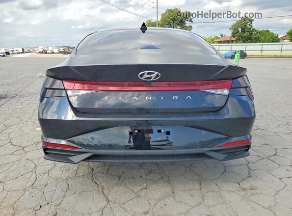 KMHLS4AG6NU252616 2022 HYUNDAI ELANTRA Black Widok z tyłu