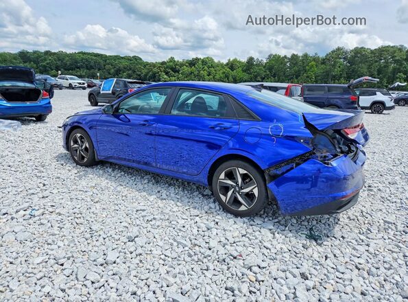 KMHLS4AG6PU484099 2023 HYUNDAI ELANTRA Blue უკანა მარცხენა