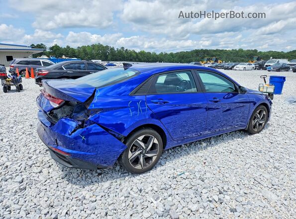 KMHLS4AG6PU484099 2023 HYUNDAI ELANTRA Blue უკანა მარჯვენა