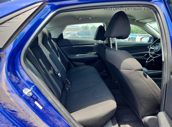 KMHLS4AG6PU484099 2023 HYUNDAI ELANTRA Blue უკანა სავარძლების ხედი