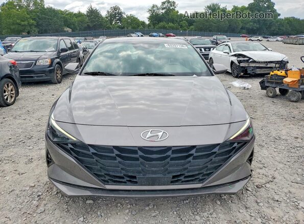 KMHLS4AG6PU509535 2023 HYUNDAI ELANTRA Silver Вид спереду