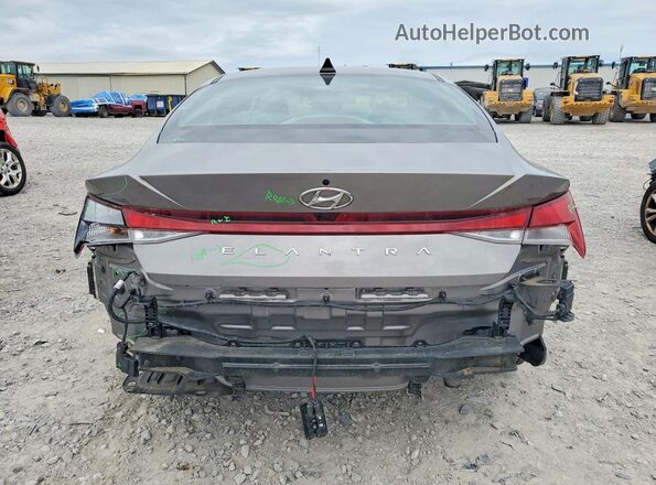 KMHLS4AG6PU509535 2023 HYUNDAI ELANTRA Silver Вид ззаду