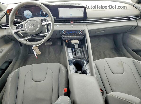 KMHLS4AG6PU509535 2023 HYUNDAI ELANTRA Silver Вид панелі приладів
