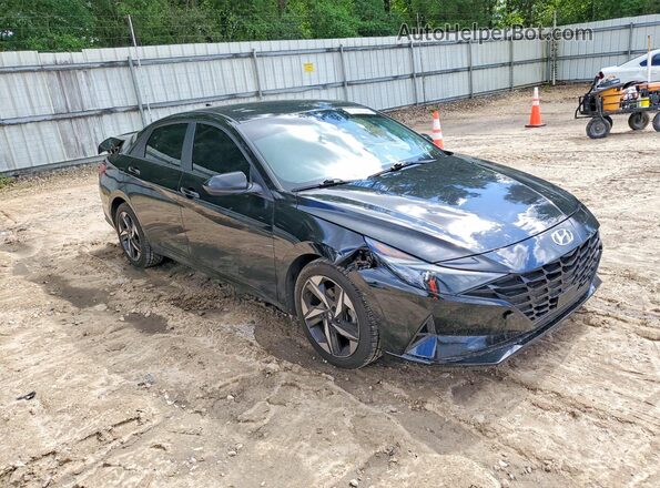 KMHLS4AG6PU525640 2023 HYUNDAI ELANTRA Black Առջևի աջ
