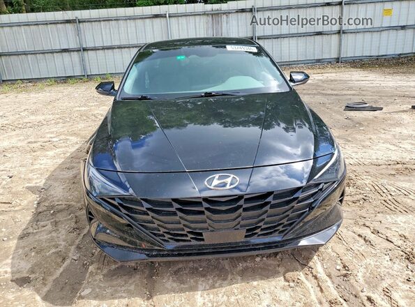 KMHLS4AG6PU525640 2023 HYUNDAI ELANTRA Black Դիմացի տեսք
