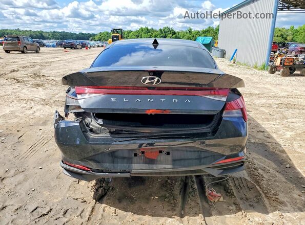 KMHLS4AG6PU525640 2023 HYUNDAI ELANTRA Black Հետևի տեսք