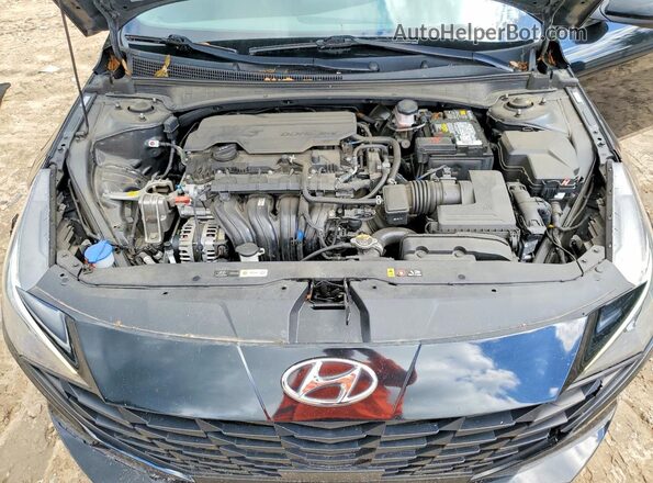 KMHLS4AG6PU525640 2023 HYUNDAI ELANTRA Black Սալոնի հետևի տեսք