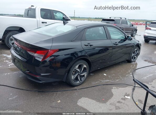 KMHLS4AG6PU558671 2023 HYUNDAI ELANTRA Black Задня права чверть