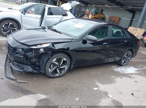 KMHLS4AG6PU558671 2023 HYUNDAI ELANTRA Black Панорамний вид салону 360°