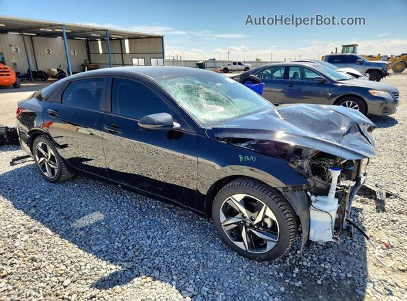 KMHLS4AG6PU568004 2023 HYUNDAI ELANTRA Black Передня права чверть