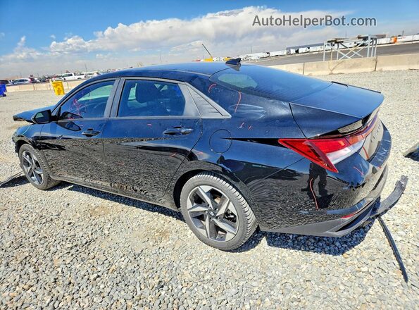 KMHLS4AG6PU568004 2023 HYUNDAI ELANTRA Black Задня ліва чверть
