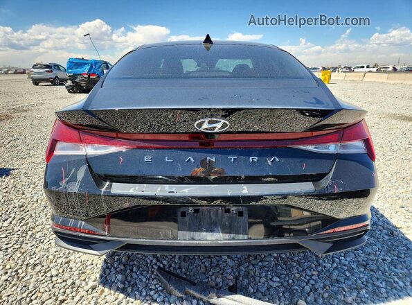 KMHLS4AG6PU568004 2023 HYUNDAI ELANTRA Black Вид ззаду