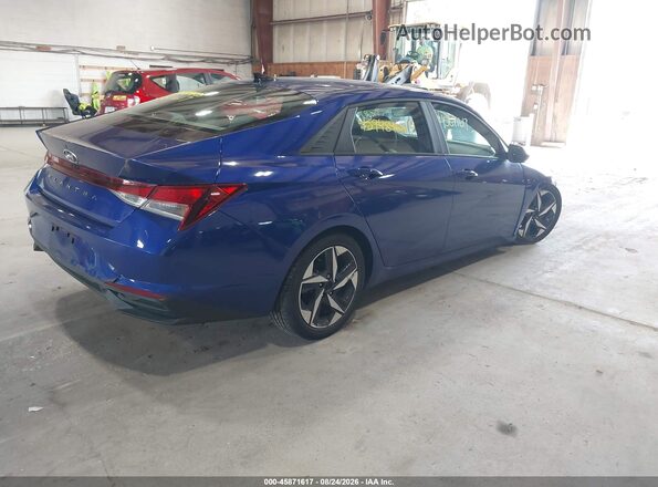 KMHLS4AG6PU579147 2023 HYUNDAI ELANTRA Blue Rear right