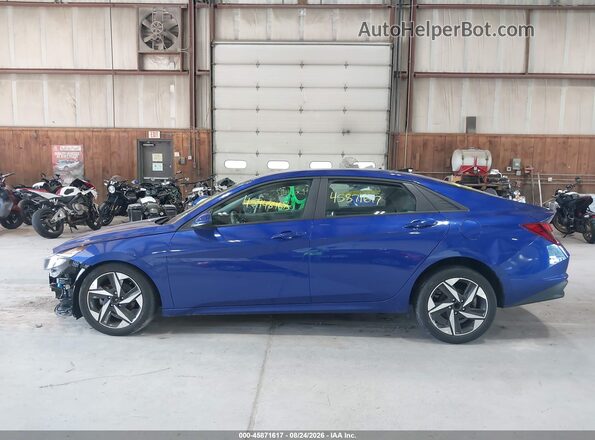 KMHLS4AG6PU579147 2023 HYUNDAI ELANTRA Blue 360 interior view