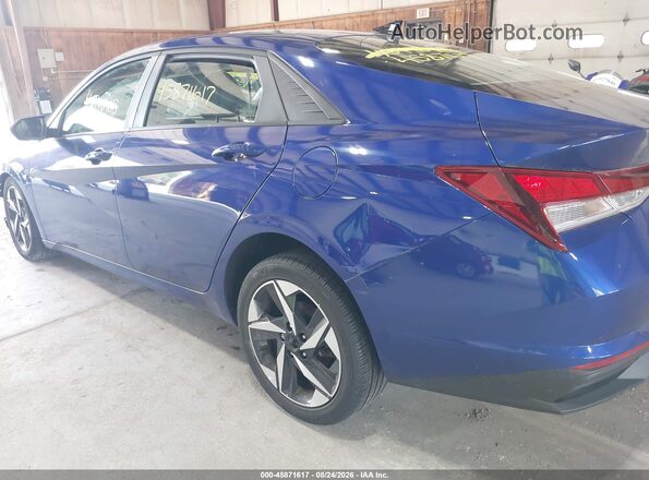 KMHLS4AG6PU579147 2023 HYUNDAI ELANTRA Blue 