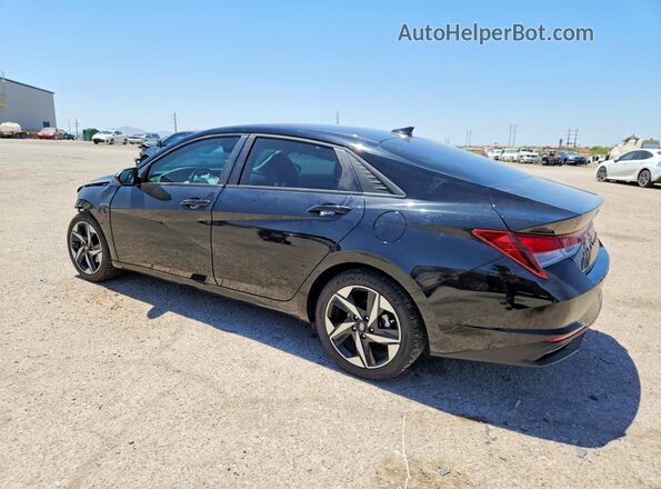 KMHLS4AG6PU585501 2023 HYUNDAI ELANTRA Черный Задняя левая четверть