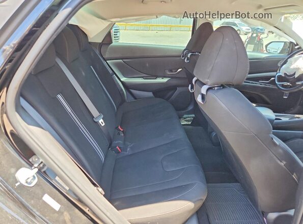 KMHLS4AG6PU585501 2023 HYUNDAI ELANTRA Черный Вид задних сидений