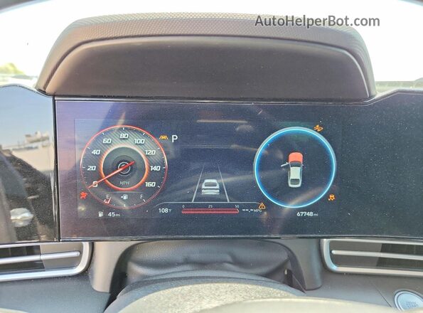 KMHLS4AG6PU585501 2023 HYUNDAI ELANTRA Черный Вид щитка приборов