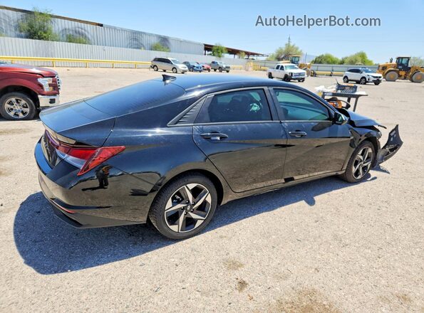 KMHLS4AG6PU585501 2023 HYUNDAI ELANTRA Черный Задняя правая четверть