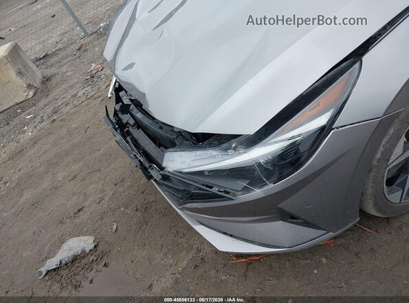 KMHLS4AG6PU614804 2023 HYUNDAI ELANTRA Silver Դիմացի տեսք
