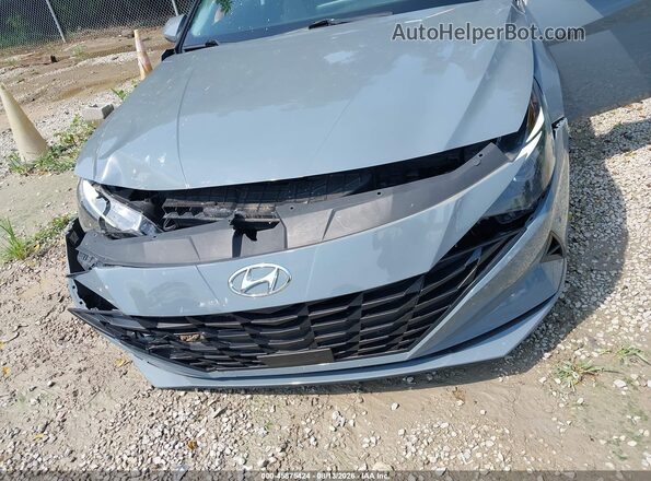KMHLS4AG7MU122097 2021 HYUNDAI ELANTRA Gray Widok z przodu