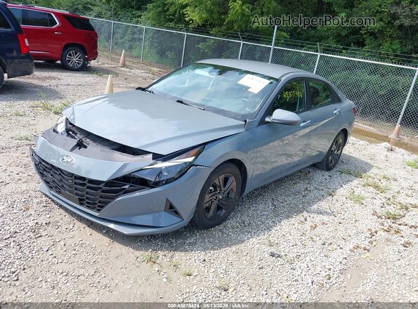 KMHLS4AG7MU122097 2021 HYUNDAI ELANTRA Gray Przód lewy