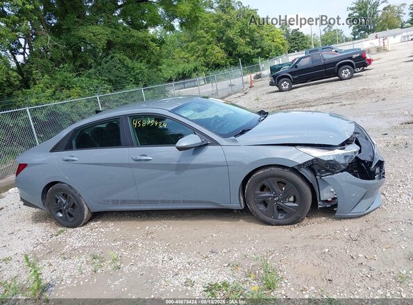 KMHLS4AG7MU122097 2021 HYUNDAI ELANTRA Gray Widok wnętrza z tyłu