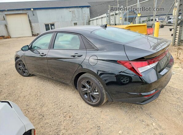 KMHLS4AG7NU233122 2022 HYUNDAI ELANTRA Черный Задняя левая четверть