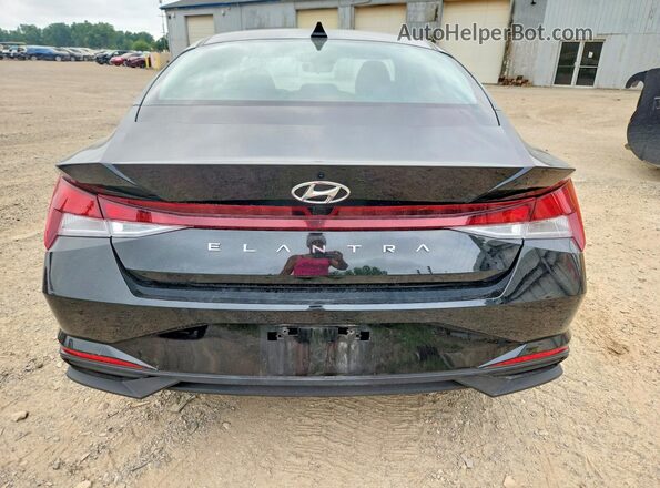 KMHLS4AG7NU233122 2022 HYUNDAI ELANTRA Черный Вид сзади