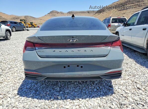 KMHLS4AG7NU306716 2022 HYUNDAI ELANTRA Gray Rear view