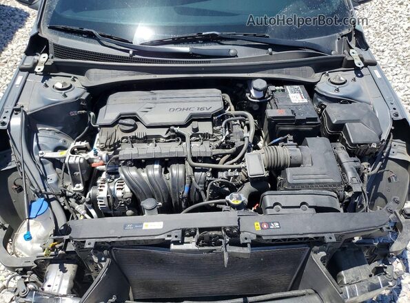 KMHLS4AG7NU306716 2022 HYUNDAI ELANTRA Gray Rear interior view