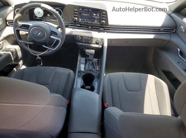 KMHLS4AG7NU306716 2022 HYUNDAI ELANTRA Gray Dashboard view