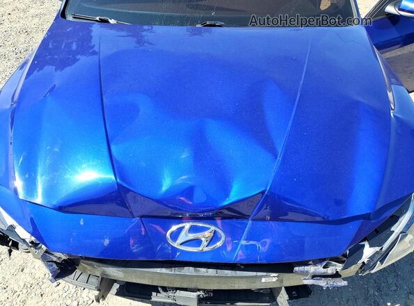 KMHLS4AG7PU410450 2023 HYUNDAI ELANTRA Blue Rear interior view