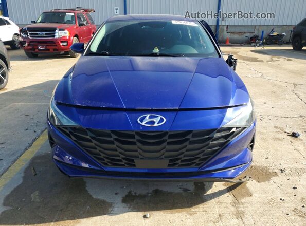 KMHLS4AG7PU421464 2023 HYUNDAI ELANTRA Blue Widok z przodu