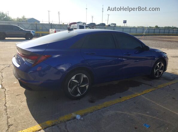 KMHLS4AG7PU421464 2023 HYUNDAI ELANTRA Blue Tył prawy