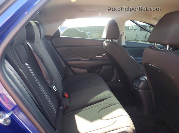 KMHLS4AG7PU421464 2023 HYUNDAI ELANTRA Blue Widok tylnych siedzeń