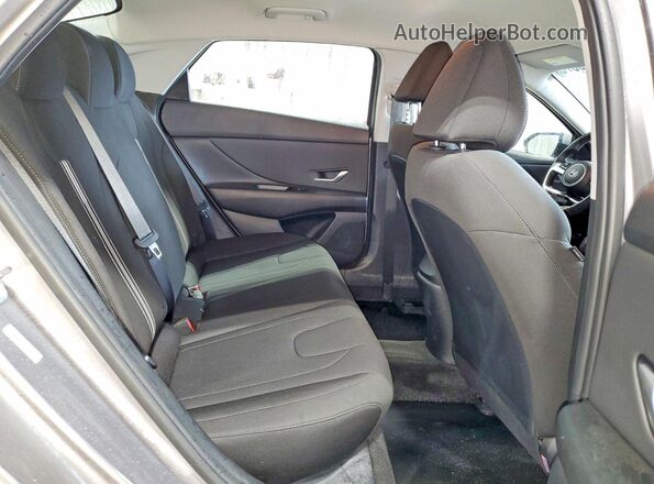 KMHLS4AG7PU559537 2023 HYUNDAI ELANTRA Silver Rear seats view