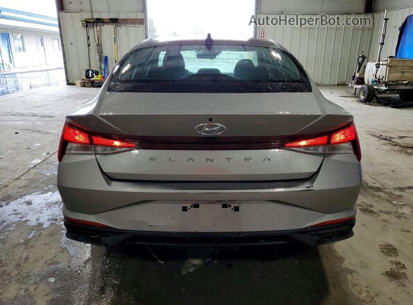 KMHLS4AG7PU559537 2023 HYUNDAI ELANTRA Silver Rear view