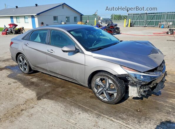 KMHLS4AG7PU566133 2023 HYUNDAI ELANTRA Gray Передня права чверть