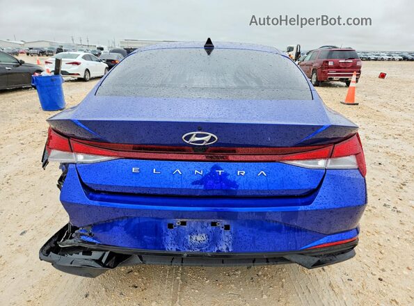 KMHLS4AG7PU572496 2023 HYUNDAI ELANTRA Blue Vista trasera