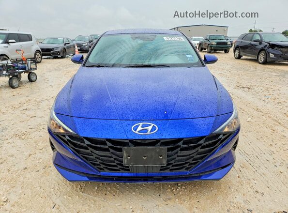 KMHLS4AG7PU572496 2023 HYUNDAI ELANTRA Blue Vista frontal