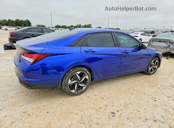 KMHLS4AG7PU572496 2023 HYUNDAI ELANTRA Blue Trasero derecho