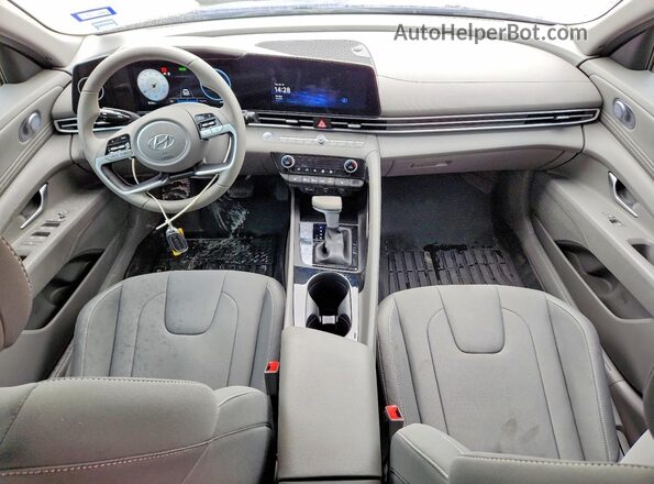 KMHLS4AG7PU572496 2023 HYUNDAI ELANTRA Blue Vista del salpicadero