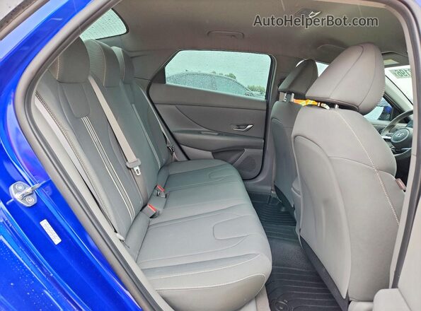 KMHLS4AG7PU572496 2023 HYUNDAI ELANTRA Blue Vista de los asientos traseros