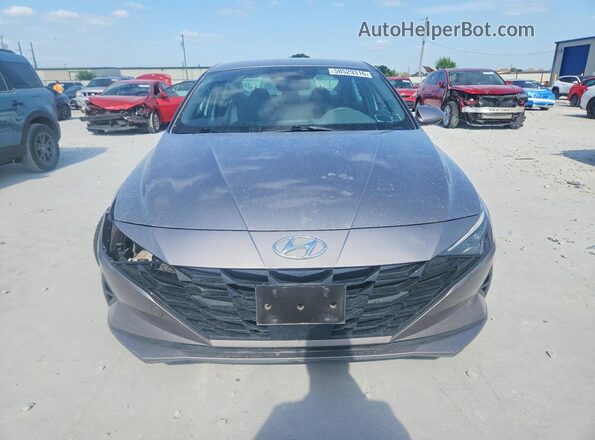 KMHLS4AG7PU596653 2023 HYUNDAI ELANTRA Silver Դիմացի տեսք