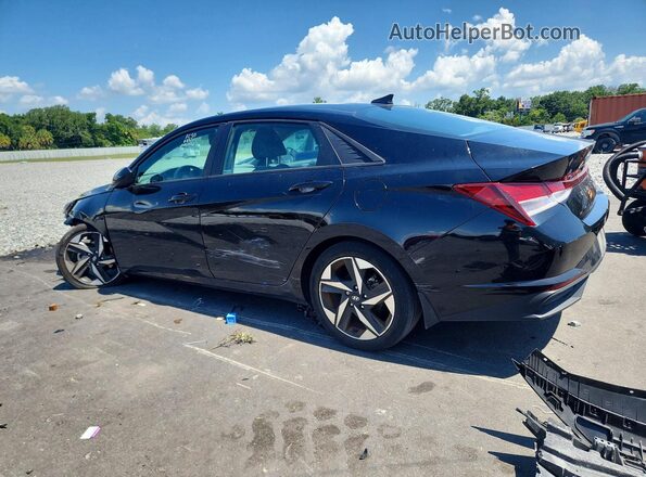KMHLS4AG7PU613726 2023 HYUNDAI ELANTRA Черный Задняя левая четверть